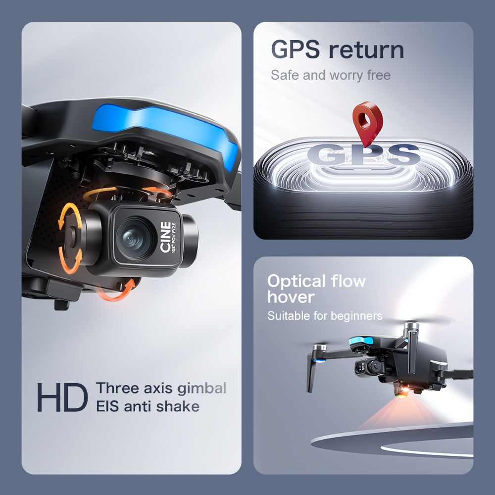 Original S-X1 GPS Drone 8KHD p - Drone Surveying review and price