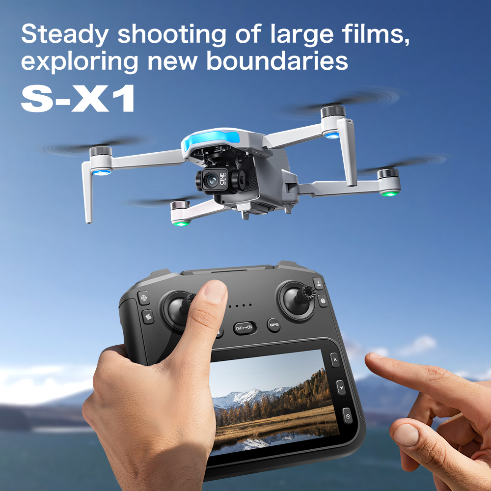 Original S-X1 GPS Drone 8KHD p - Drone Surveying review and price